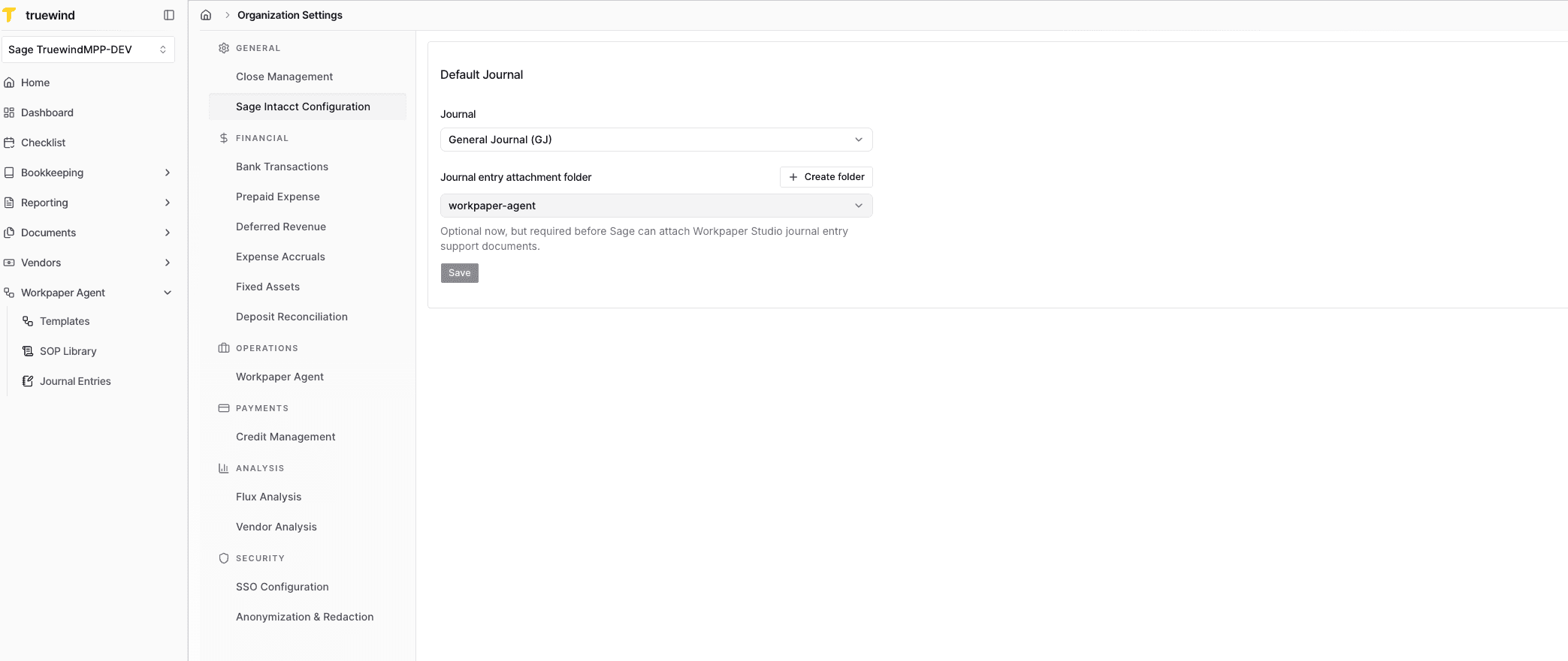 Screenshot showing Configure the Attachment Folder in Settings