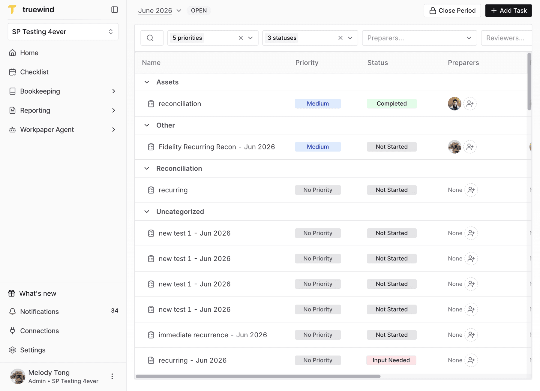 Screenshot showing a red callout around a task row being dragged.