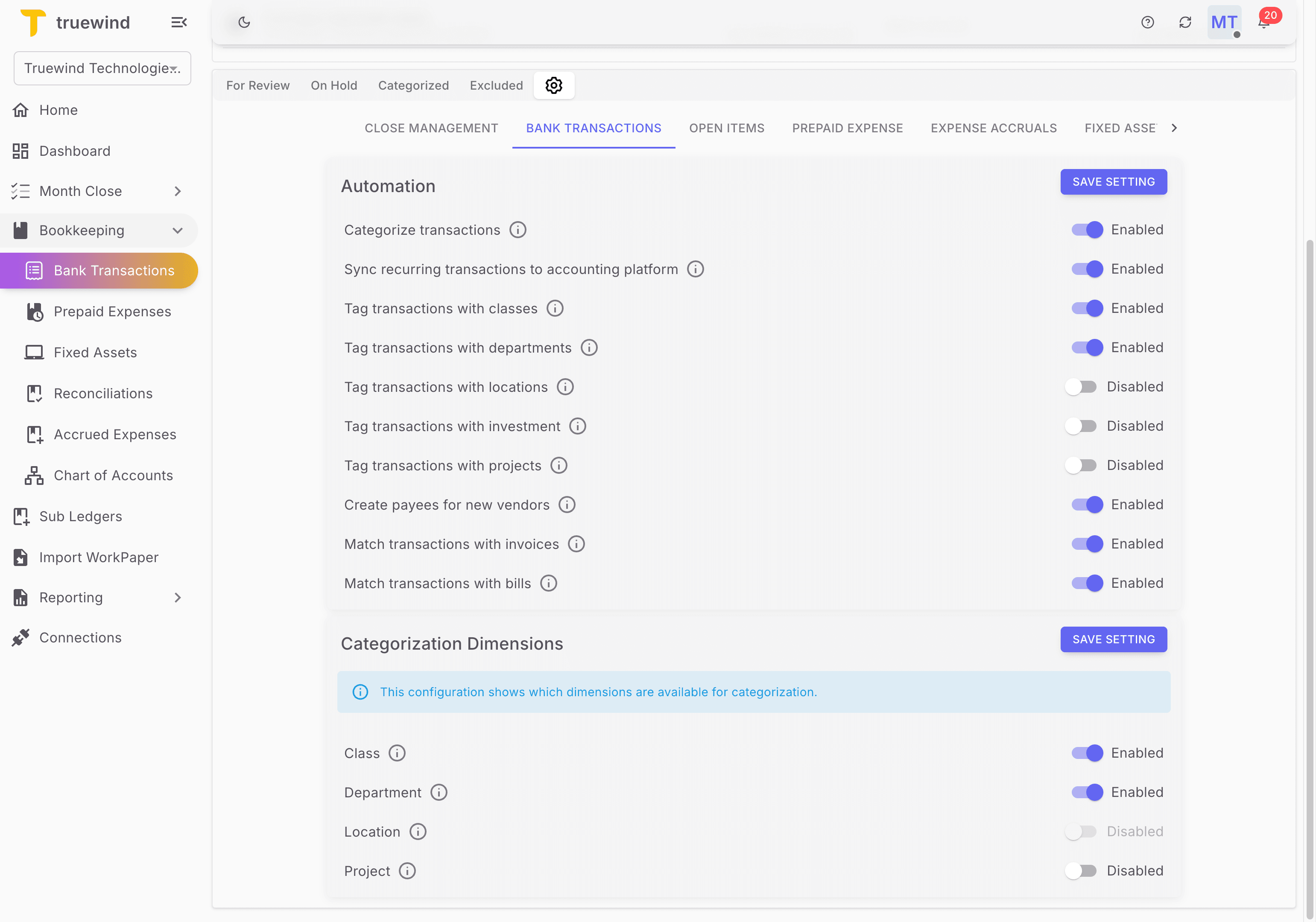 Screenshot showing Click Bank Transactions