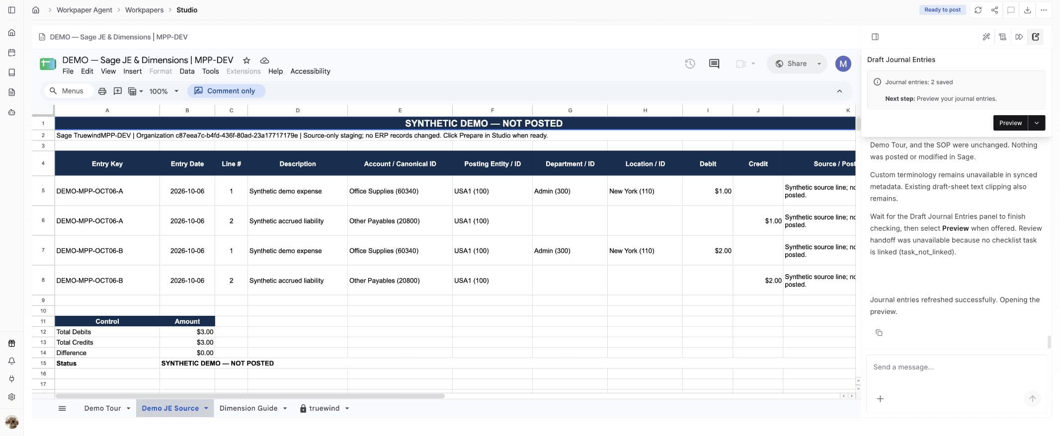 Sage Intacct workflow: Prepare your journal entries