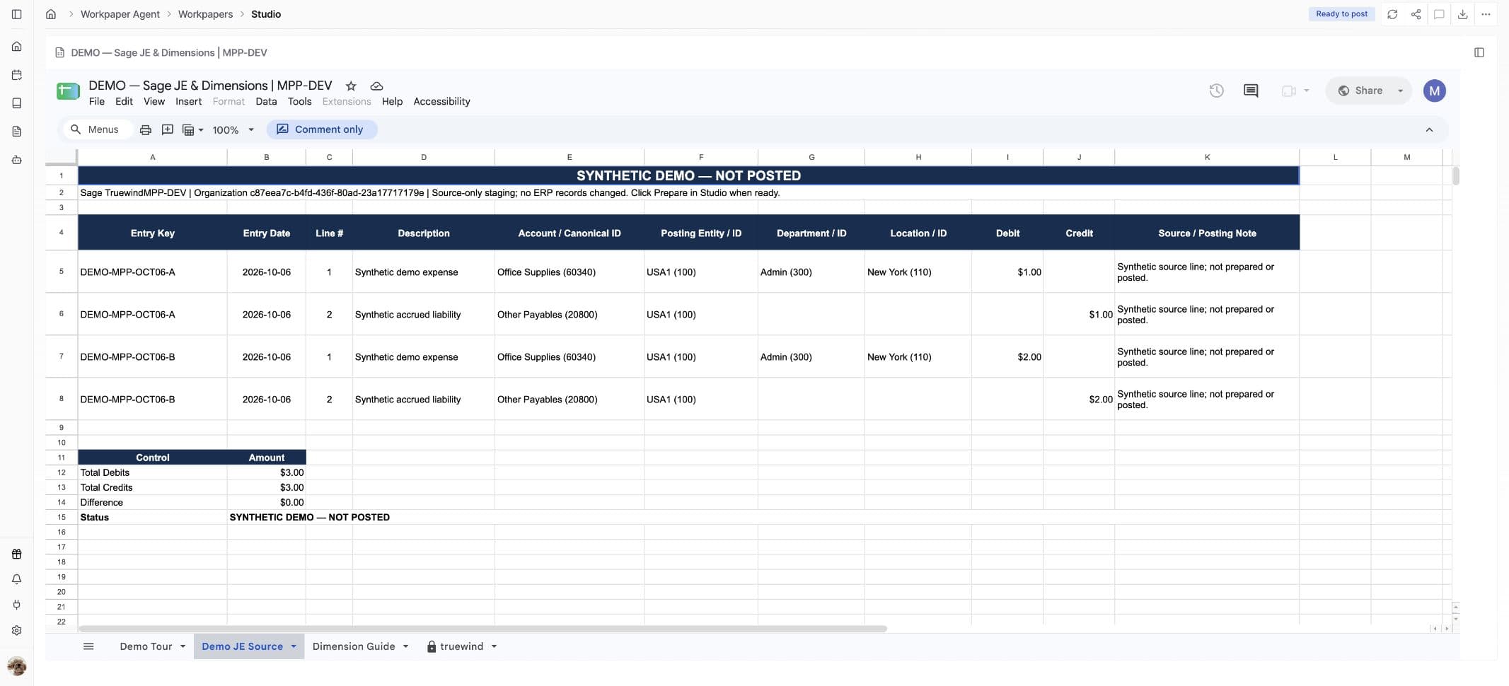 Sage Intacct workflow: Update source or ERP information